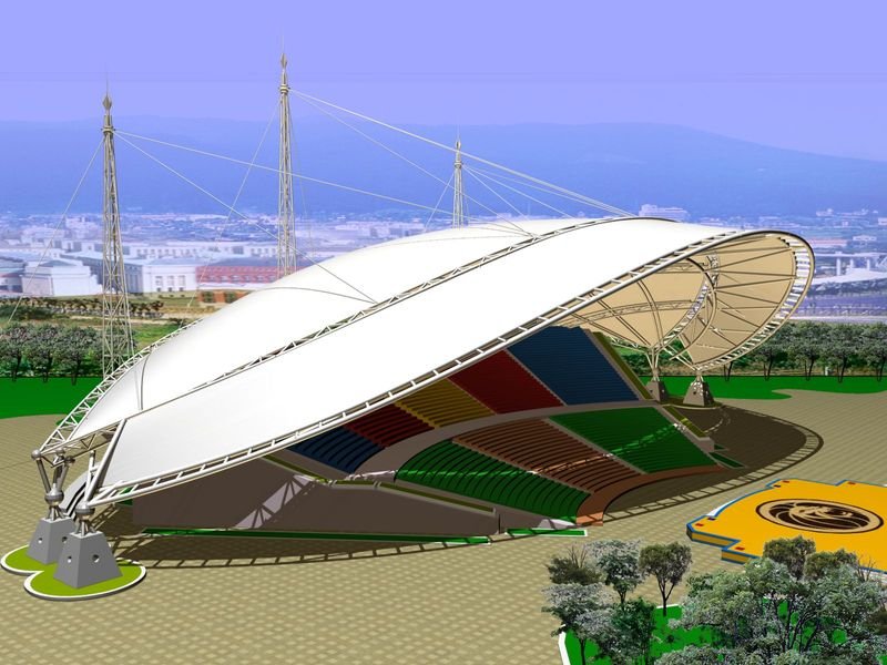 新泰体育场膜结构